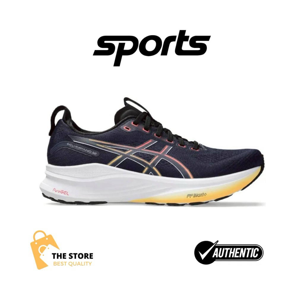 Sepatu Lari Pria Asics Gel Kayano 32 Midnight Black