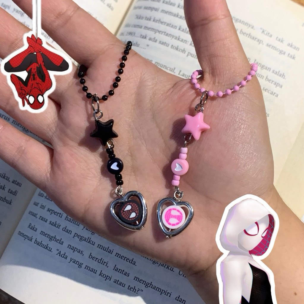 GANTUNGAN COUPLE SPIDERMAN &  SPIDERGWEN