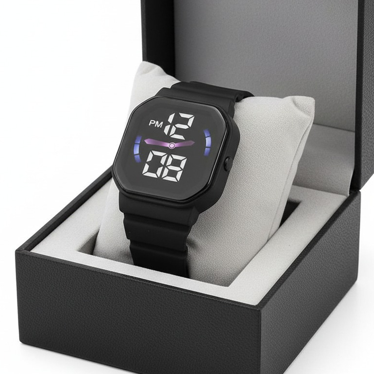 FREE BOX jam tangan anak cowok cewek digital terbaru keren murah sd tk smp sport murah anti air