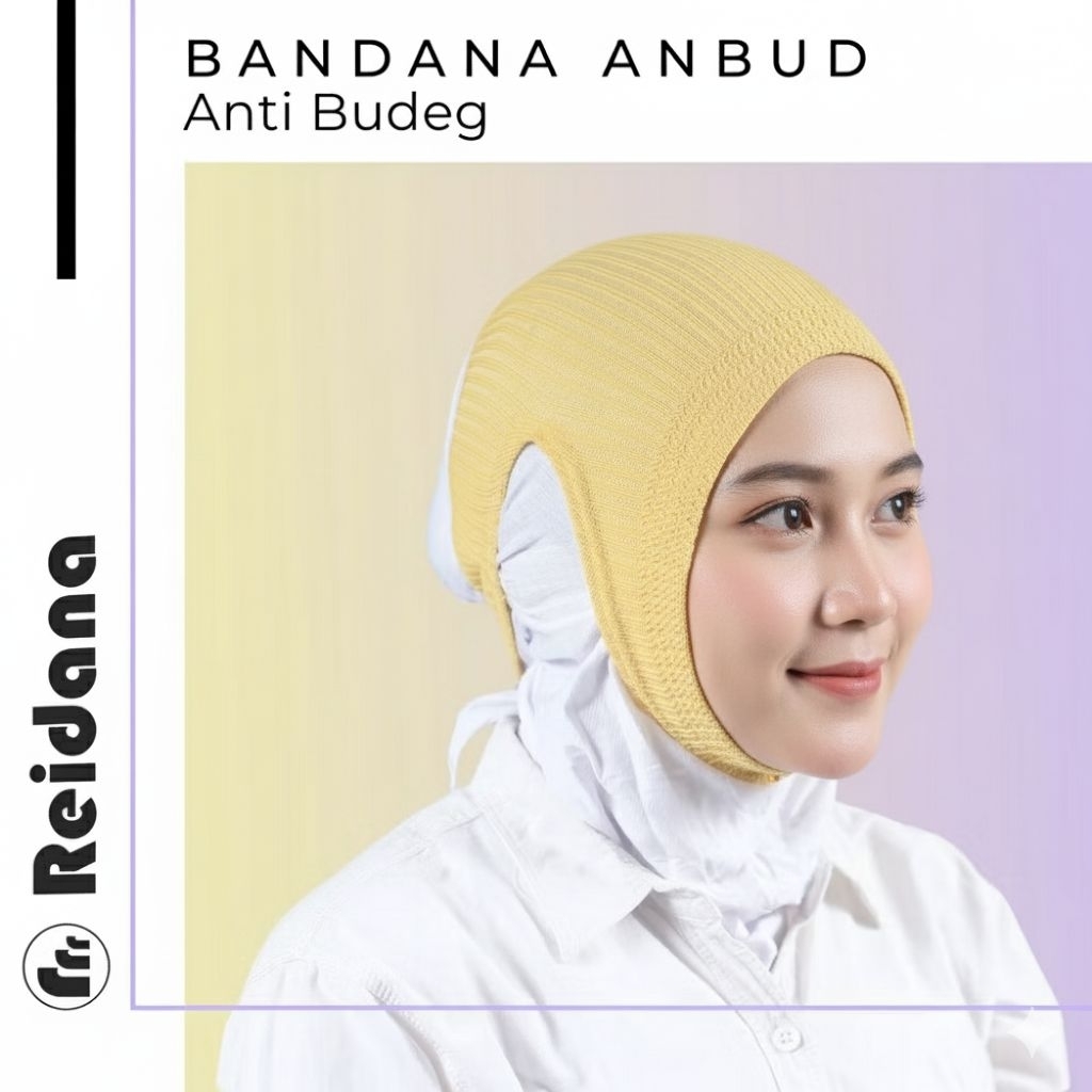 Reidana - Bandana Bando Ciput Rajut Anti Budeg / Inner hijab / daleman hijab