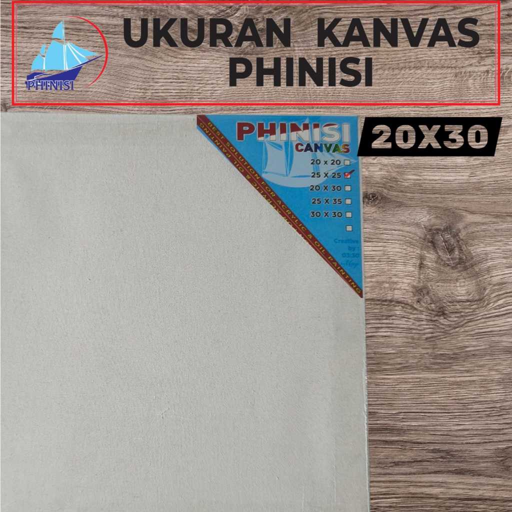 Kanvas Lukis ukuran 20x30 phinisi