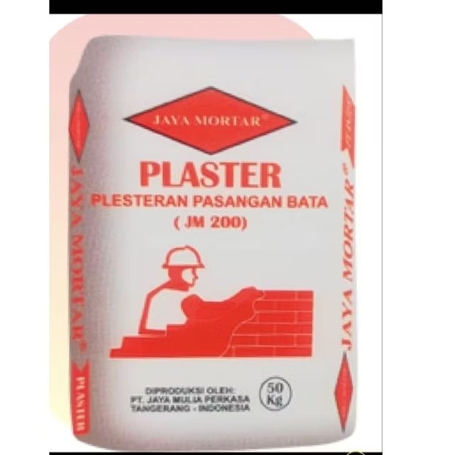 JAYA MORTAR Semen Plester Instan 50kg // Dinding Plester // Setara Plester MU