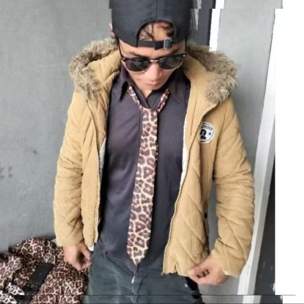 Dasi Leopard | Dasi Nanami Kento | Dasi Kantor Motif Leopard | Dasi Jujutsu Kaisen Leopard