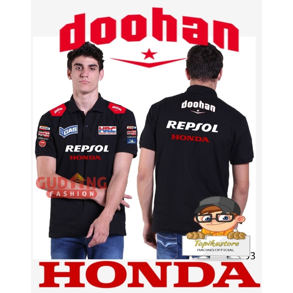 Kaos polo honda dohan