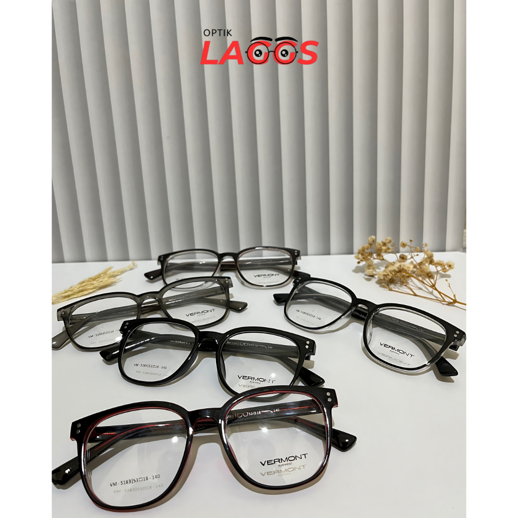 Optik Laggs - Frame Vermont Square | Kacamata Unisex Gaya Retro Kekinian