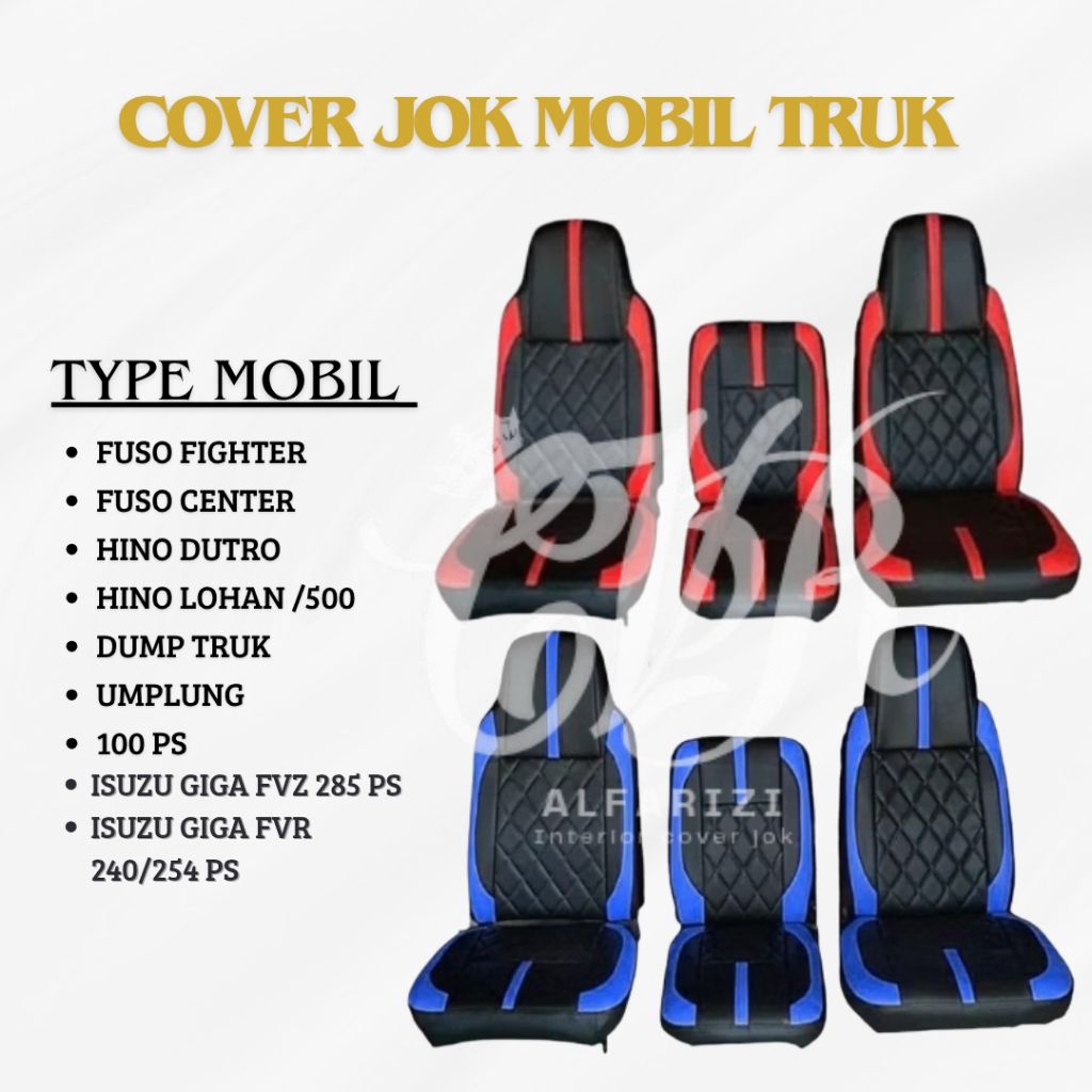 interior sarung jok mobil truk ragasa fuso Sarung jok mobil truk Hino 500 Hino Lohan Fuso giga Umplu