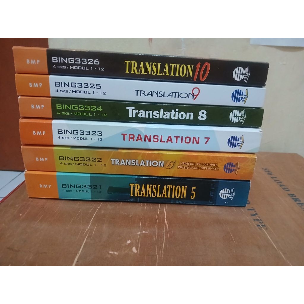 Buku Materi Pokok (BMP)/Modul Universitas Terbuka (UT) Prodi Sastra Inggris