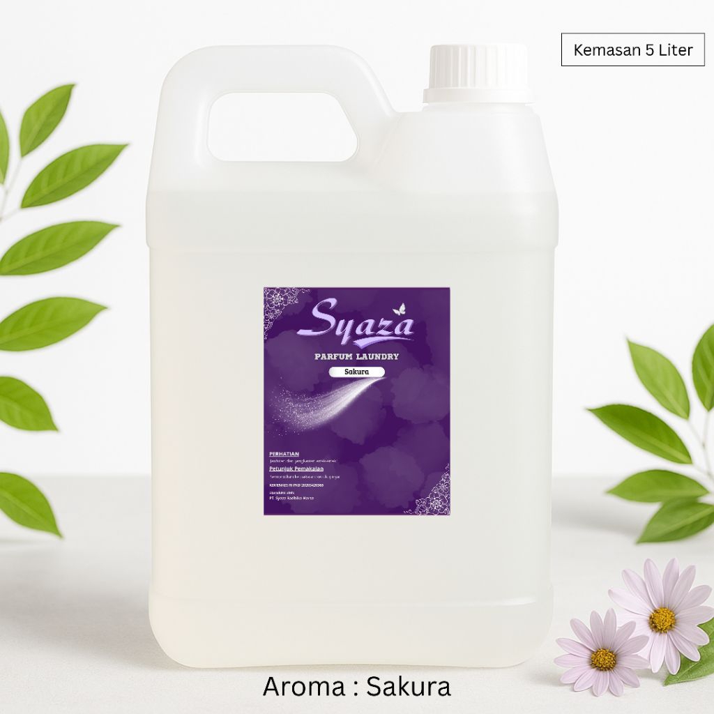 Syaza parfum laundry tahan lama 5 liter | Pewangi pakaian tahan lama