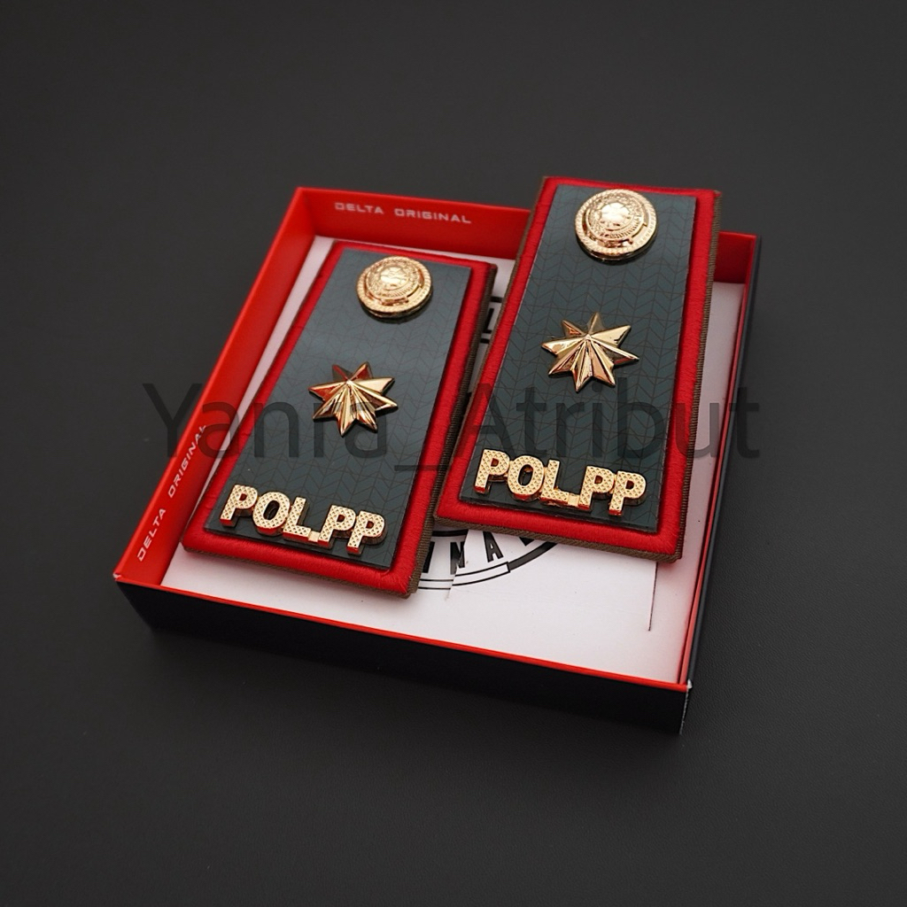 Pangkat Satpol pp Perwira Kasat Golongan 4c Pol pp List Hijau Army / List Merah Premium