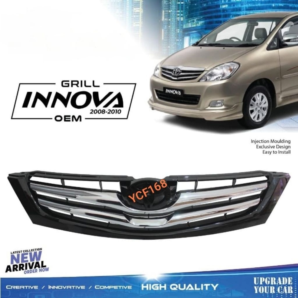 Grill Grille Bumper Depan Toyota Innova Inova 2008-2010 Model Original