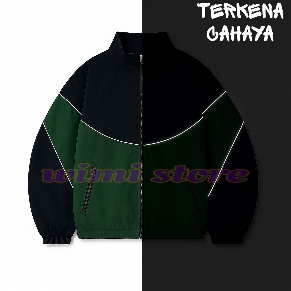 Jaket List Reflective Kombinasi