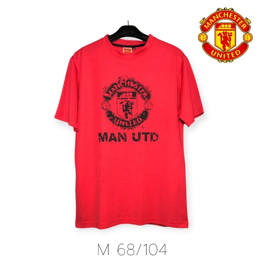 Manchester United Official Merchandise T-shirt Original M Kaos Lengan Pendek Ori MU