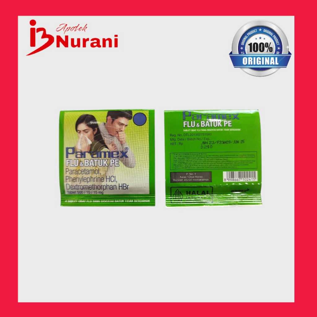Paramex Flu&Batuk PE Obat Demam Dan Batuk
