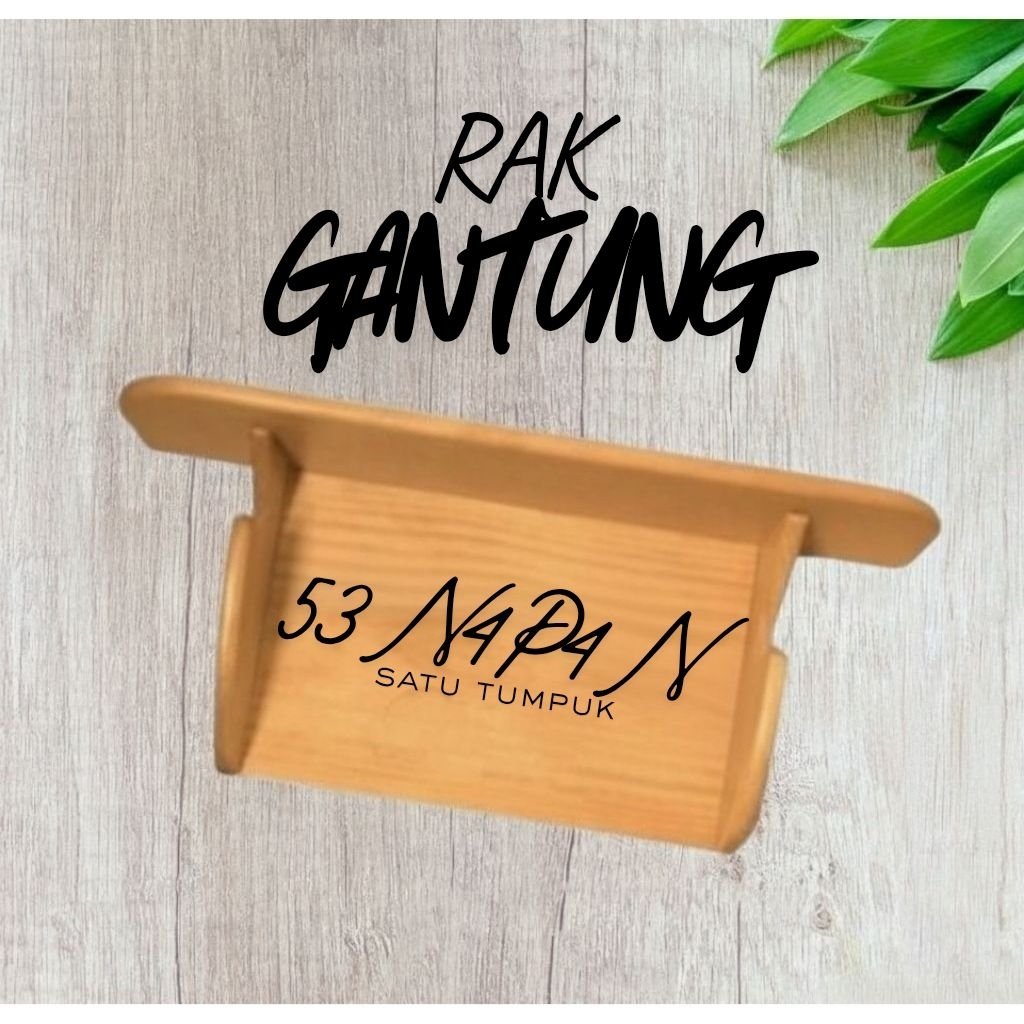 RAK GANTUNG SENAPAN DINDING 1 TAHAP