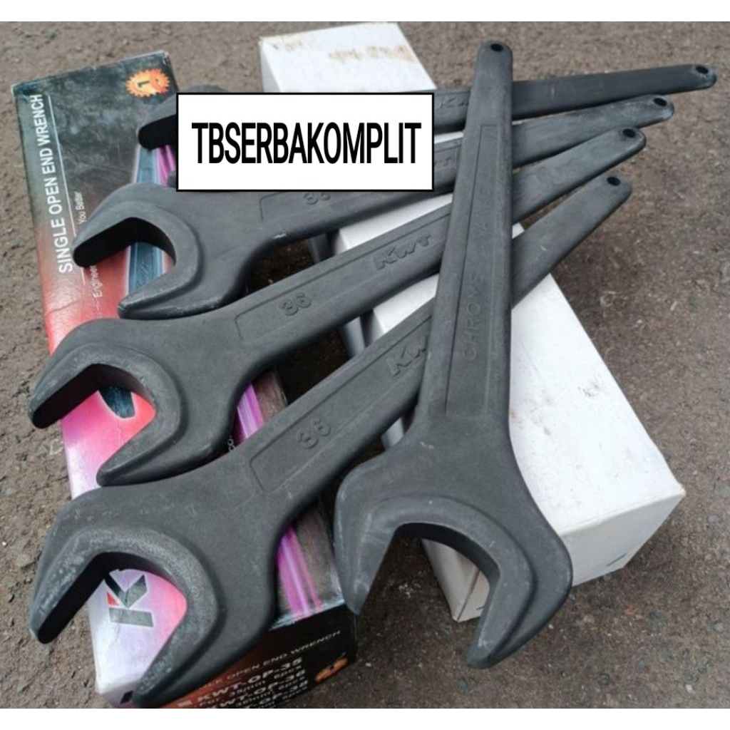 Kunci Pas Single KWT Size 24mm 26mm 27mm 29mm 30mm 32mm 35mm 36mm 38mm 41mm 46mm 50mm Open Ended Ope