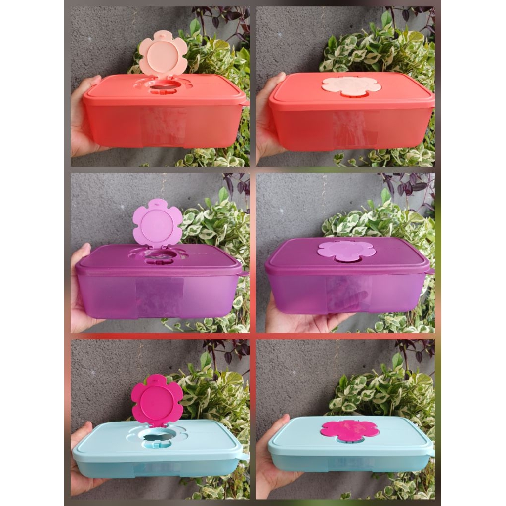 Tissue box tupperware / kotak tisu tupperware (1)