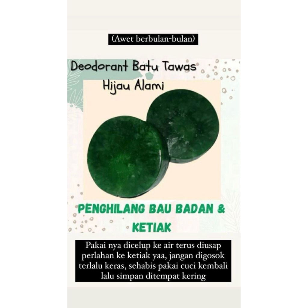 BATU TAWAS ORI HIJAU Kalimantan byreseller mayang