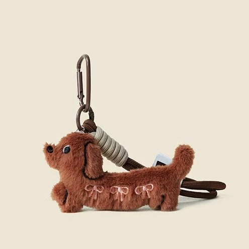 Gantungan Tas Boneka Dachshund Mewah Kartun