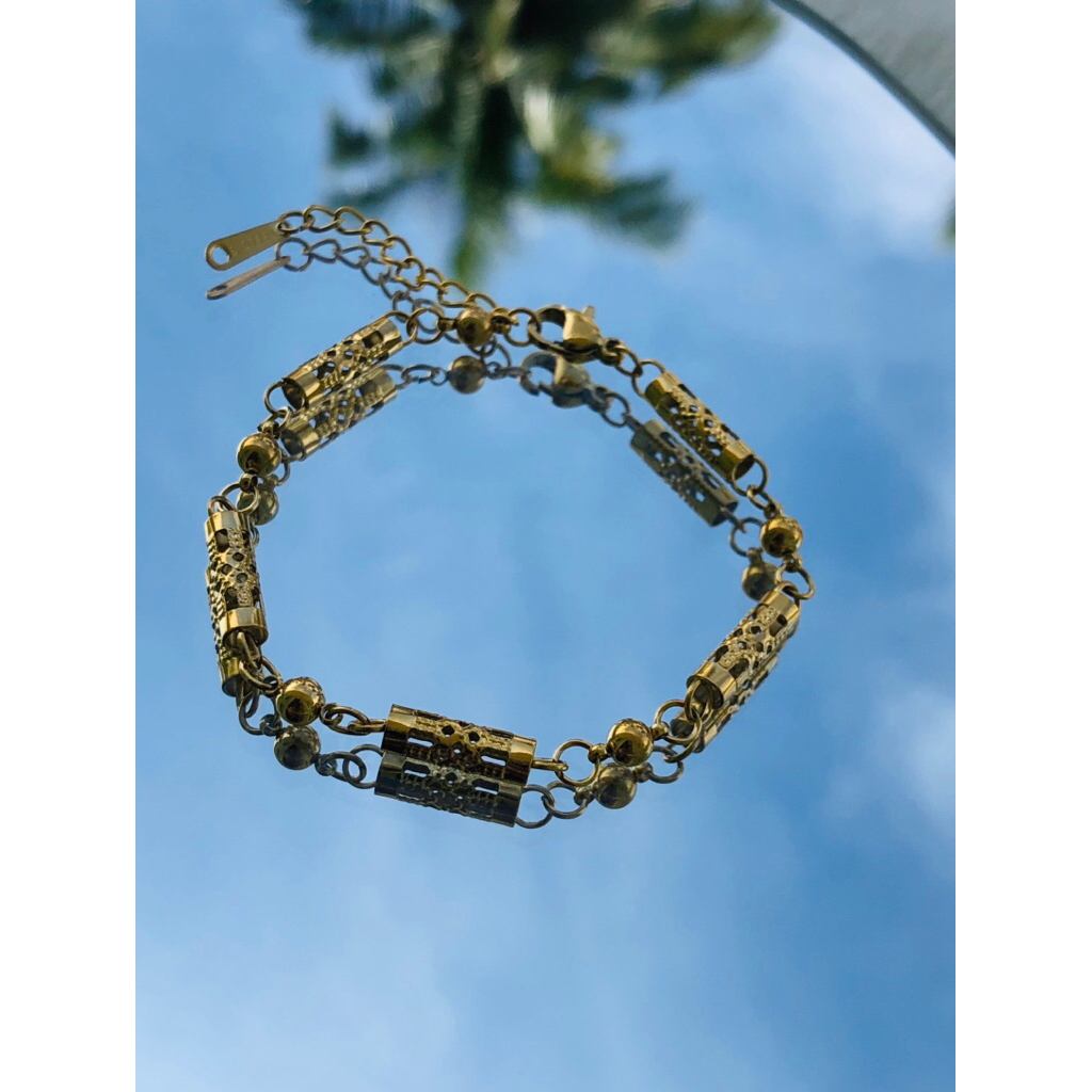 Gelang Bambu || Gelang Titanium Anti Karat