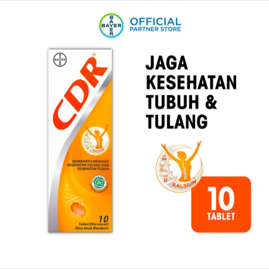 CDR vitamin tulang 10 tablet