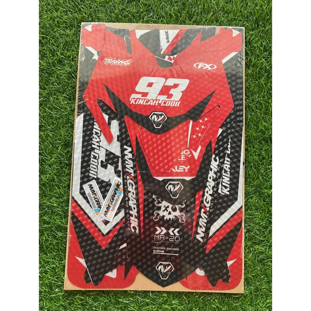 Decal CRF Doff Prizm  – Stiker Motor Trail Custom Desain Kekinian