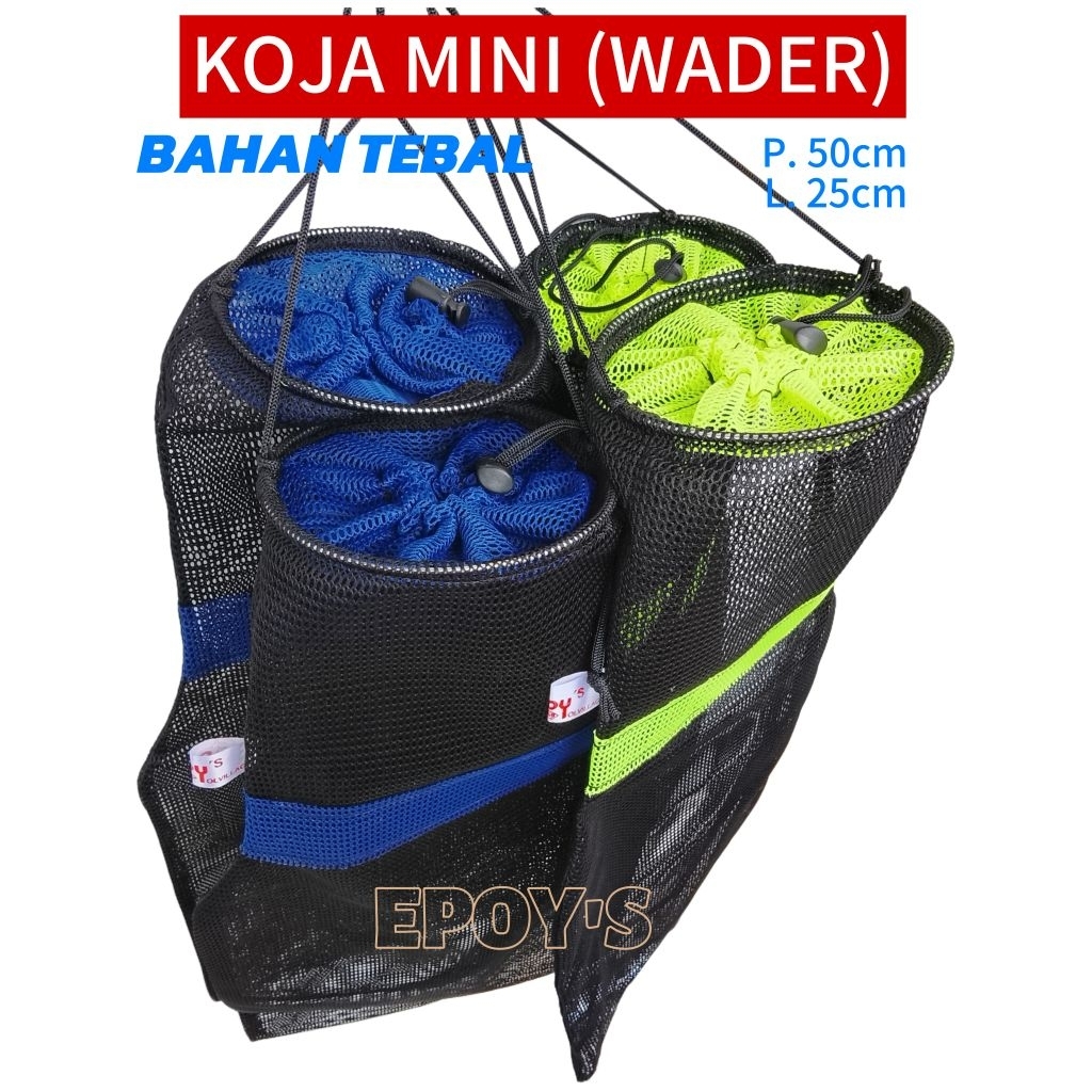 EPOY'S KOJA IKAN KORANG IKAN MANCING KERAMBA WADAH IKAN MINI WADER NILEM JALA BAHAN TEBAL KORANG IKA
