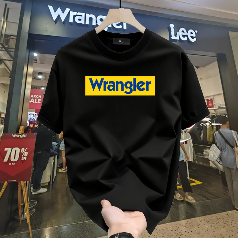 Wrangler Kaos Pria 100% Original – Bahan Katun Premium, Nyaman & Stylish