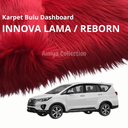 KARPET BULU DASHBOARD MOBIL IMPORT INNOVA LAMA DAN INNOVA REBORN
