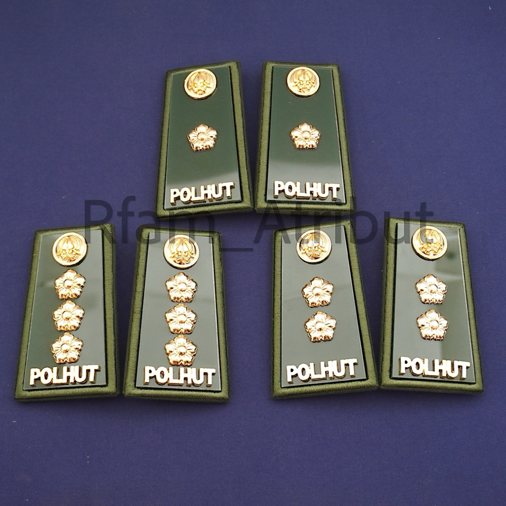 Pangkat Polhut 3D / Pangkat 4A / Pangkat 4B Polisi Kehutanan Premium
