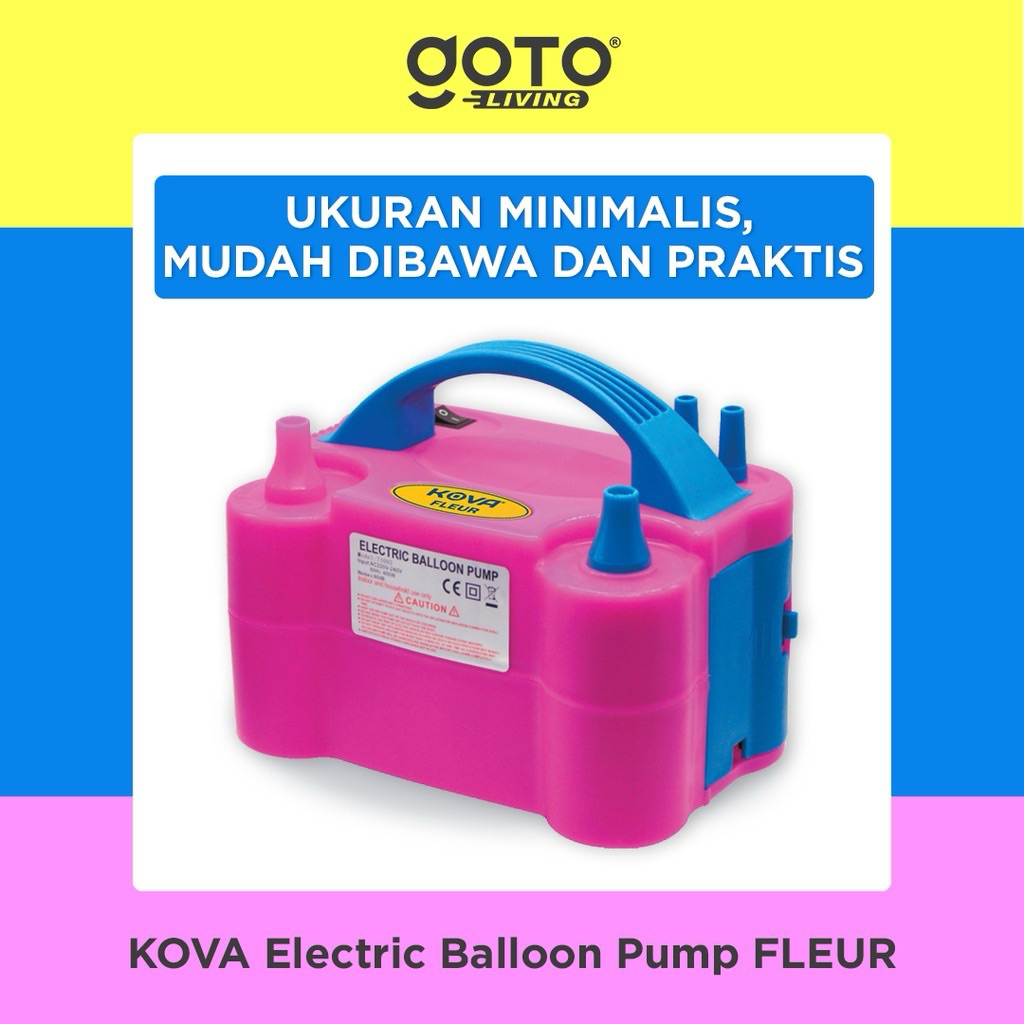 Kova Fleur peniup balon elektrik