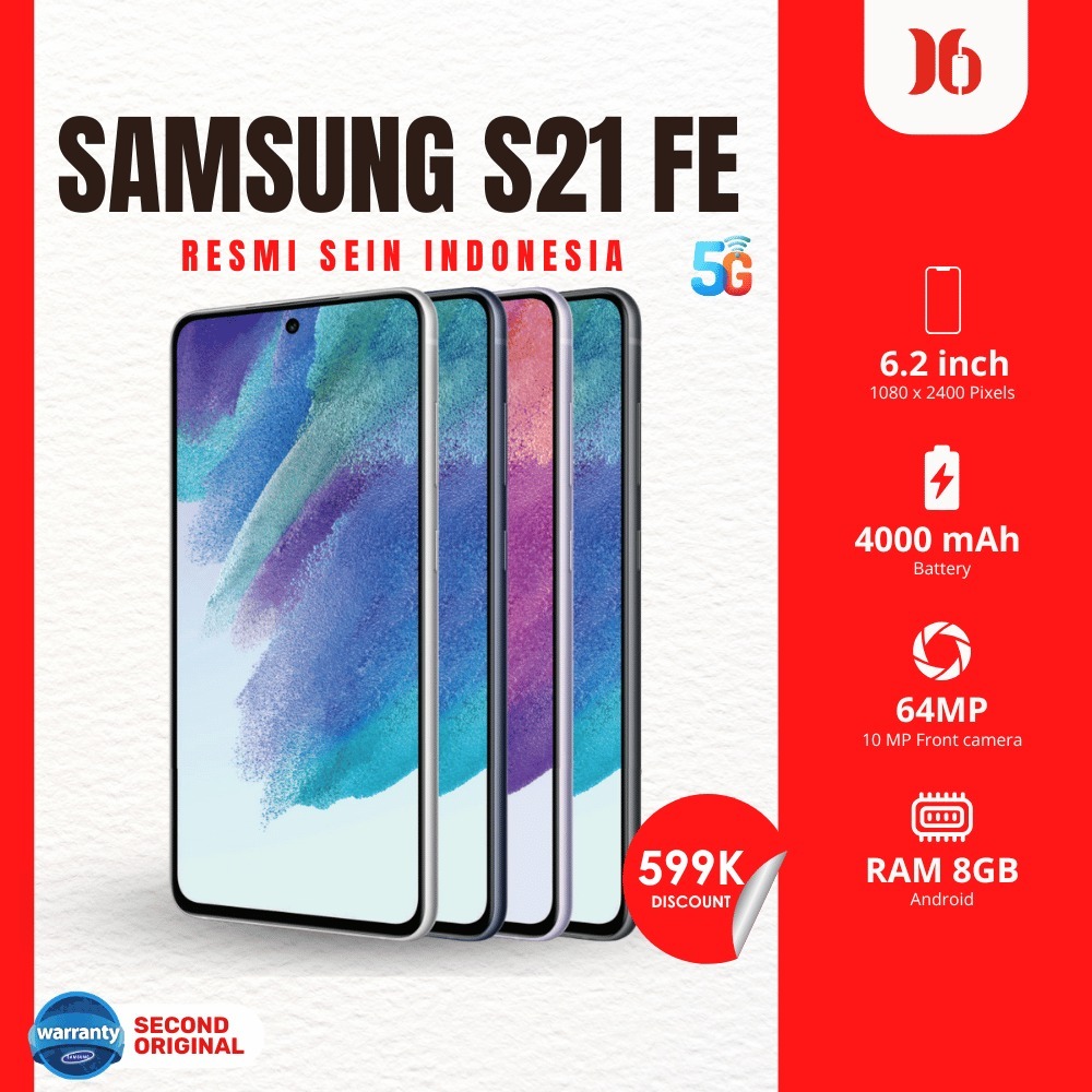 SEIN SAMSUNG Galaxy S21 FE 5G Second Fullset 8/128GB - 8/256GB - All Provider | Mire Gadget