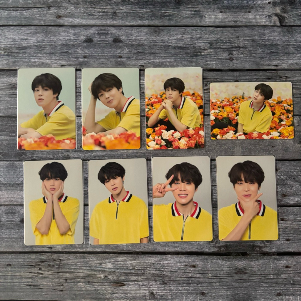 [ bts - love yourself japan ] jimin mini photocard mpc set
