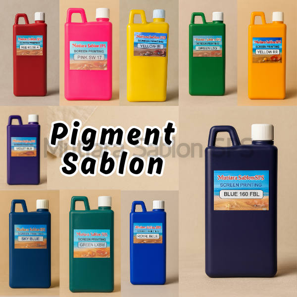 Pigment Warna  Sablon / Biang Warna Sablon Baju / Biang  Cat Tembok Waterbase 1Kg
