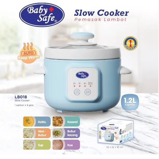 Baby safe slow cooker alat masak makanan nasi bubur bayi mpasi LB018 LB007