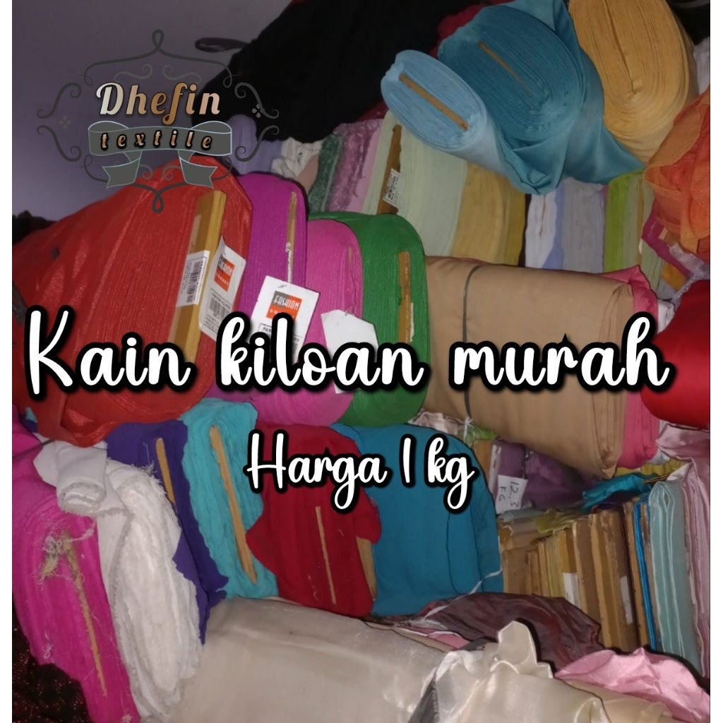 kain kiloan polos termurah HARGA 1kg Kain/kain kiloan murah 1kg