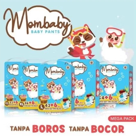 Mombaby JUMBO PACK/PROMO 40% MURAH//S54+6/M50+6