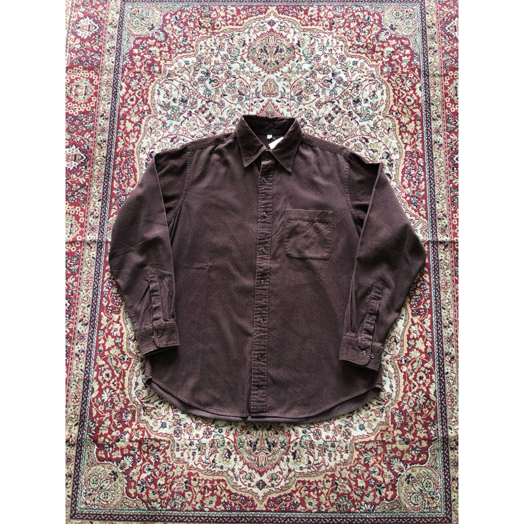 Kemeja Uniqlo corduroy shirt HG905