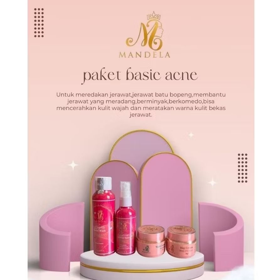 MBC MANDELA BEAUTY CARE ACNE// PAKET BASIC
