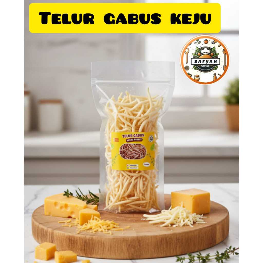 Telur Gabus Keju Renyah home made halal