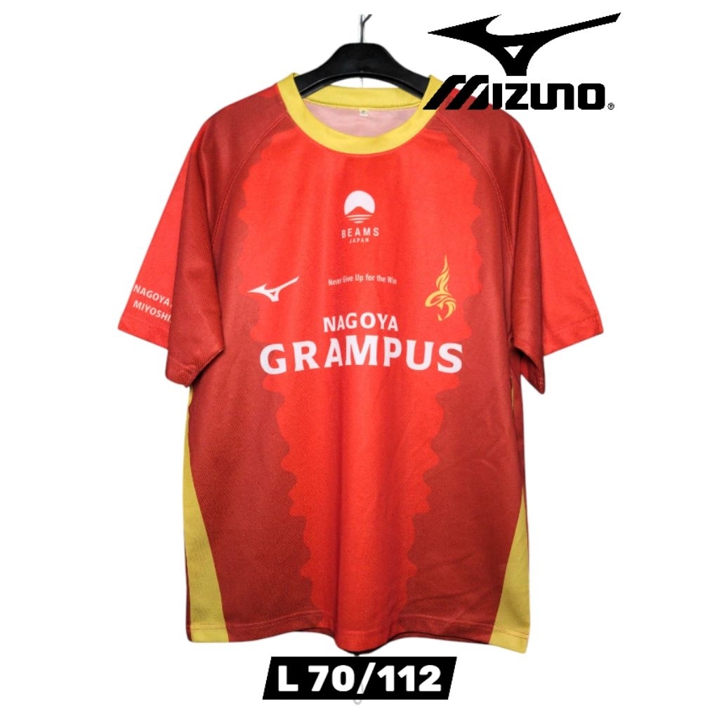 Nagoya Grampus Jersey Home by Mizuno Original Full print Kaos Bola Liga Jepang J-Leagu Size L