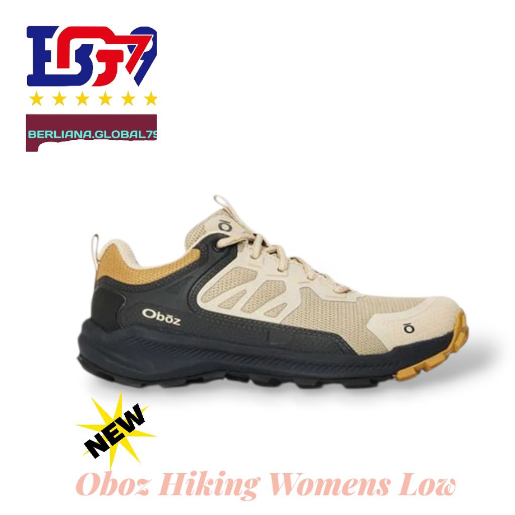 Oboz Katabatic Waterproof Sepatu Hiking Wanita Low