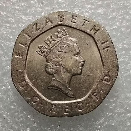 Koin Twenty Pence tahun campur