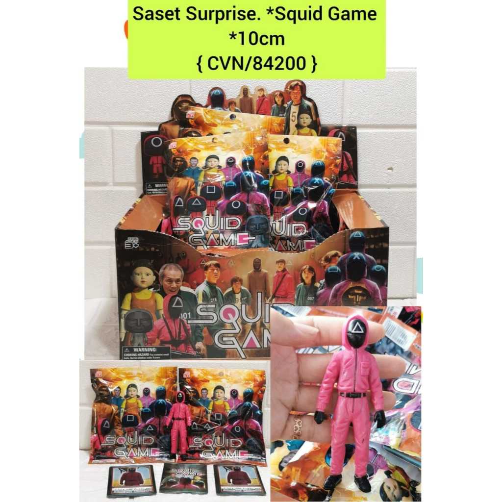 Mainan Figure Saset Karakter Squid Game 84200 - Koleksi Mainan Figure Hadiah Saset Unik