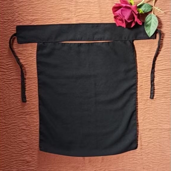 Cadar Bandana Wolfis Premium /jetblack/cadar hitam/cadar murah/Khimar/