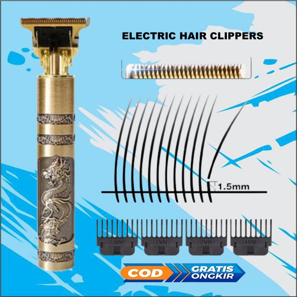 Alat Cukur Miss V Alat Cukur Rambut Kumis Dan Jenggot Pencukur Rambut Naga Vintage T9 Original