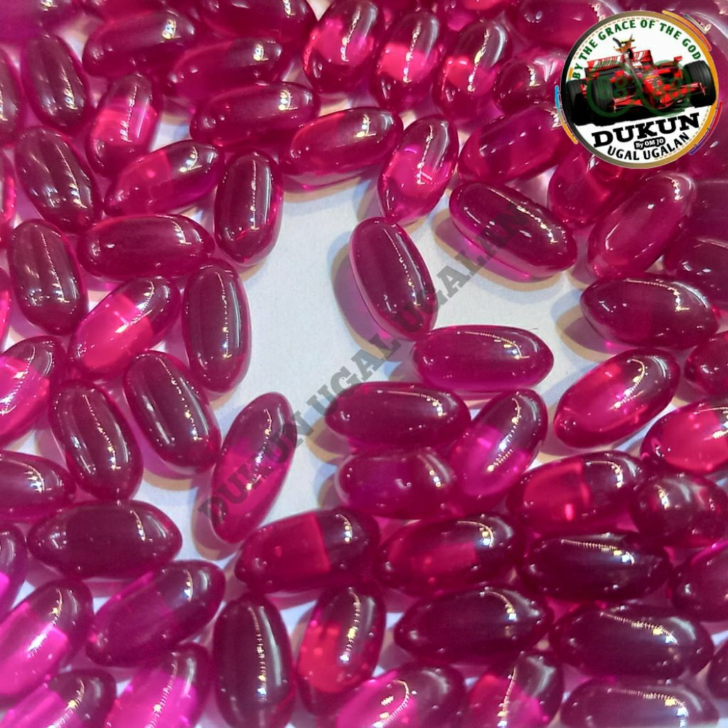 Batu Permata Merah Delima Intellegent Ruby Siam Rose Bangkok 9 Mohz Bentuk Butiran Beras Istimewa