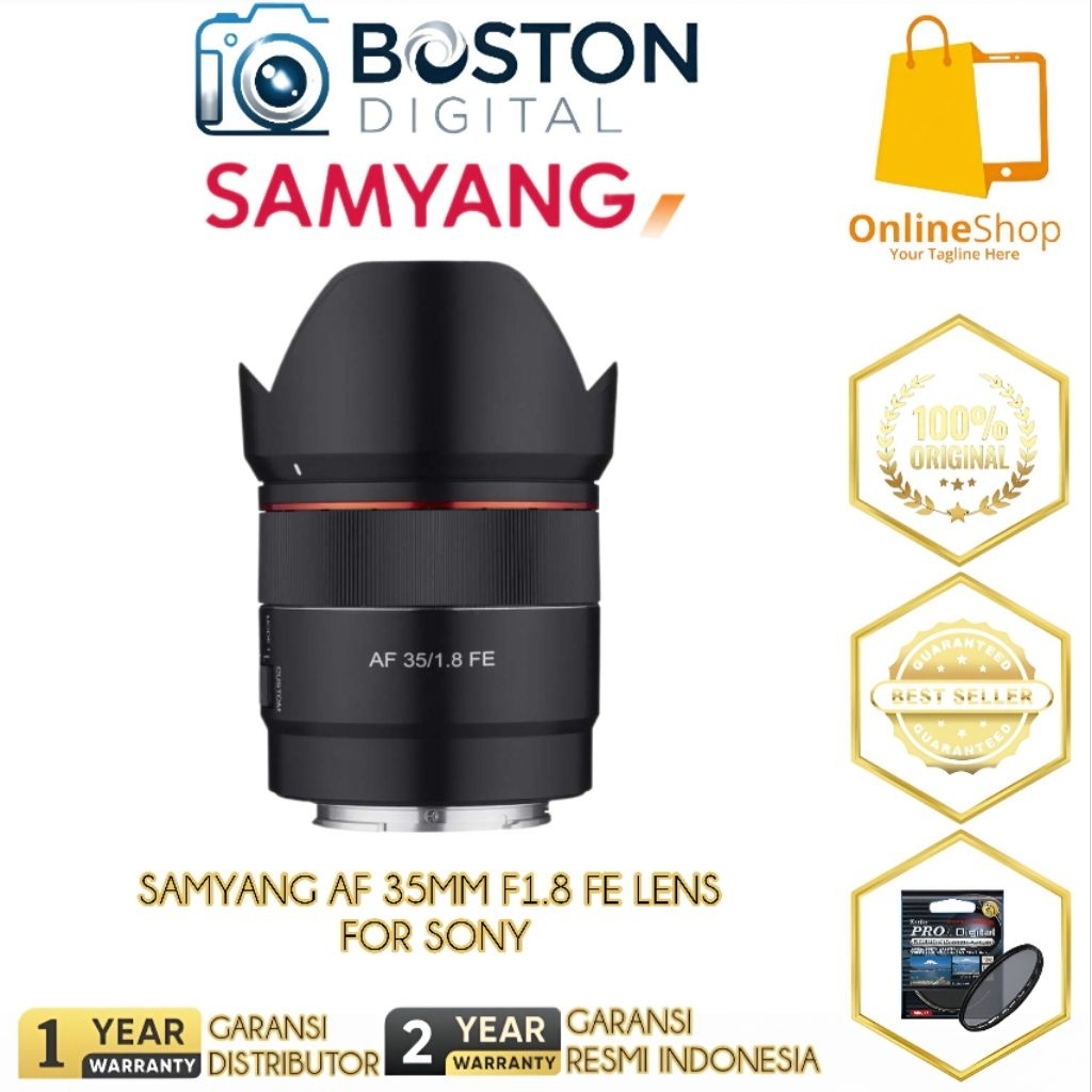 SAMYANG AF 35MM F1.8 FE LENS FOR SONY E MOUNT / SAMYANG AF 35MM F1.8