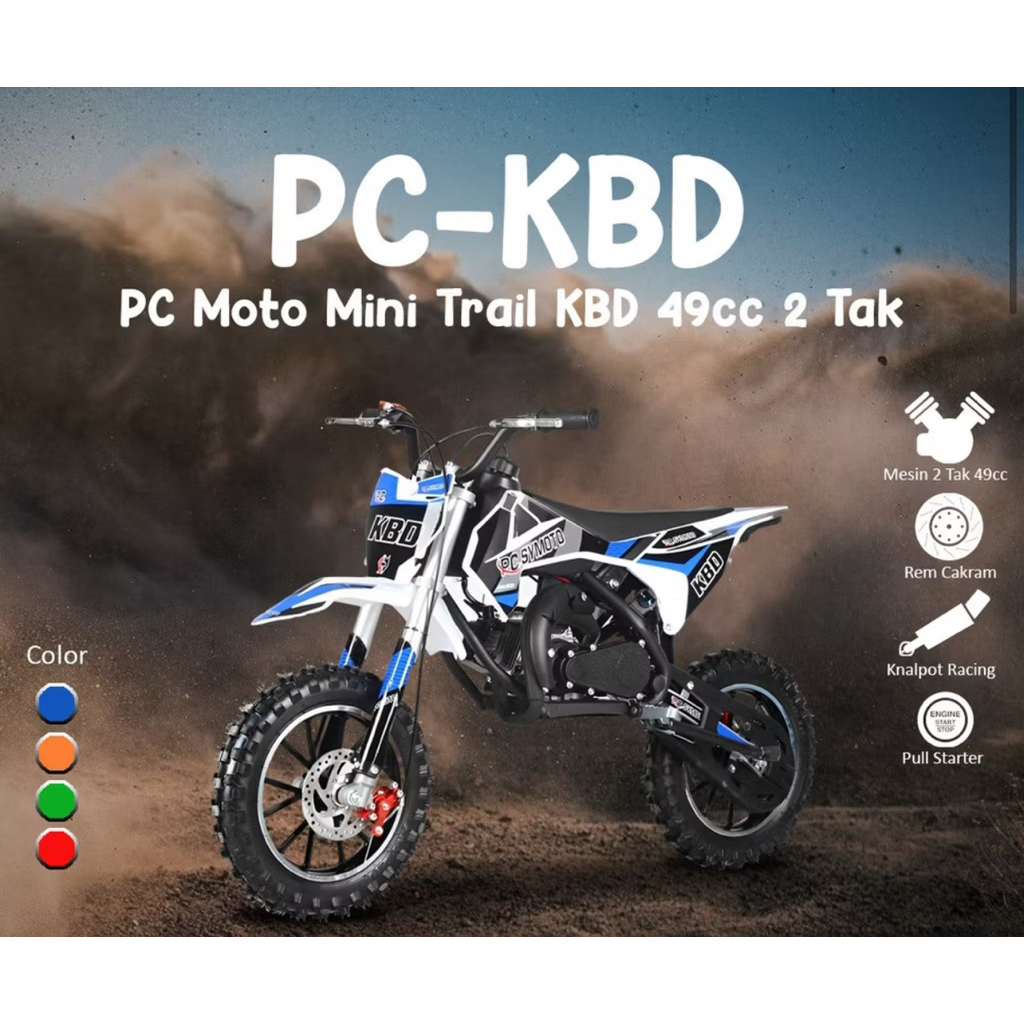 MINI TRAIL MOTO PC 01 / PC KBD / MGX D7-05 TERBARU TERLARIS