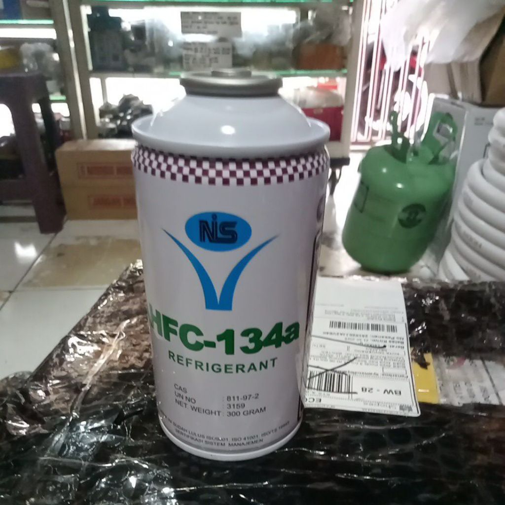 R134a HFC 134a Bailian Nis Kaleng kemasan baru R134a kaleng 300 gram