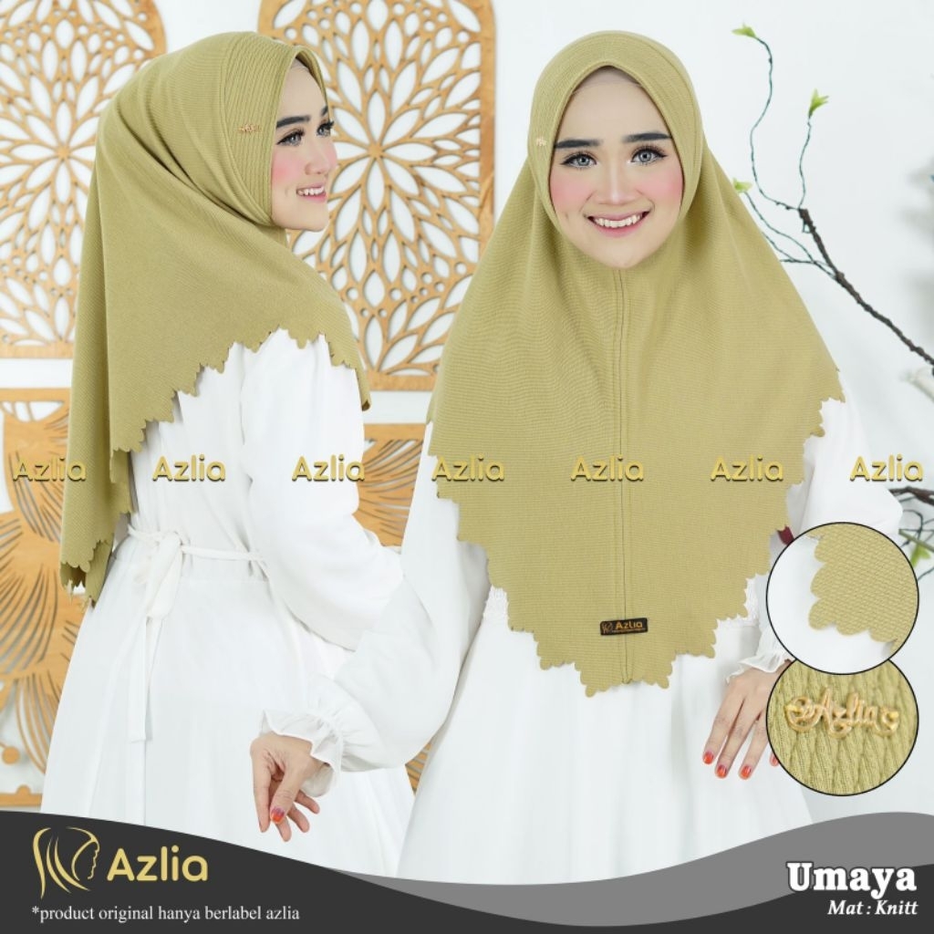 HIJAB AZLIA UMAYA//HIJAB KNIT//HIJAB DEWASA